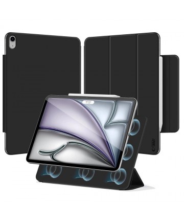 Tech-Protect Smartcase Magnetic for iPad Air 13” 2024 / 2025 - Black
