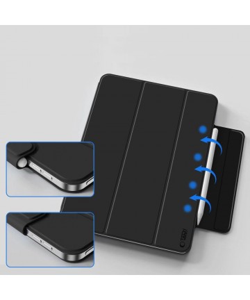 Tech-Protect Smartcase Magnetic for iPad Air 13” 2024 / 2025 - Black