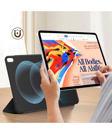 Tech-Protect Smartcase Magnetic for iPad Air 13” 2024 / 2025 - Black