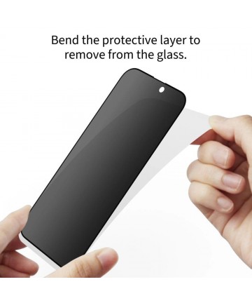 Tech-Protect Glass Spy+ 2-pack Privacy Glass for Samsung Galaxy S25 Edge