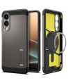 Spigen Tough Armor MagSafe Case for Samsung Galaxy S25 Edge - Gray/Black