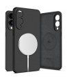 Tech-Protect Liquid Silicone MagSafe case for Samsung Galaxy S25 Edge - black
