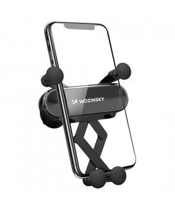 Wozinsky gravity car phone holder for air vent black (WCH-05)