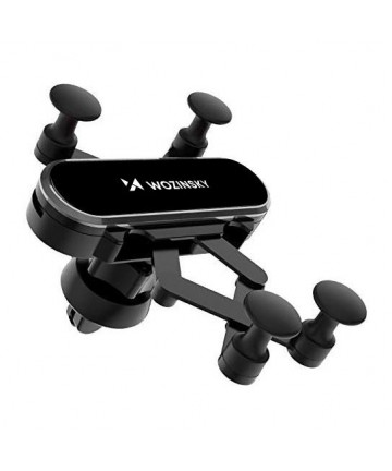 Wozinsky gravity car phone holder for air vent black (WCH-05)