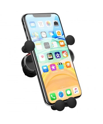 Wozinsky gravity car phone holder for air vent black (WCH-05)