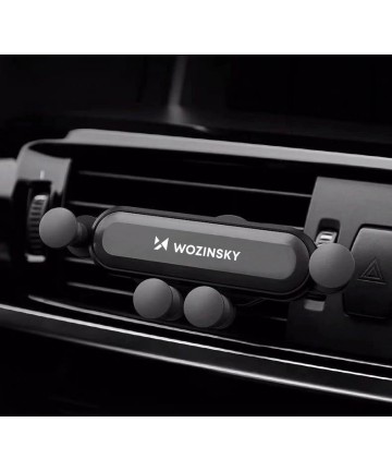 Wozinsky gravity car phone holder for air vent black (WCH-05)
