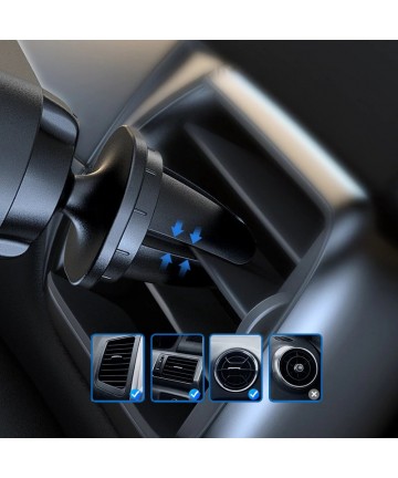 Wozinsky gravity car phone holder for air vent black (WCH-05)