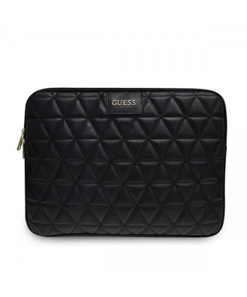 Guess Quilted cover for a 13" laptop - black