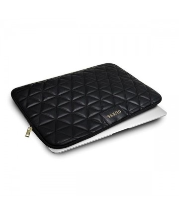 Guess Quilted cover for a 13" laptop - black