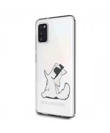 Karl Lagerfeld Choupette Fun Case for Samsung A41 - Transparent