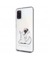 Karl Lagerfeld Choupette Fun Case for Samsung A41 - Transparent