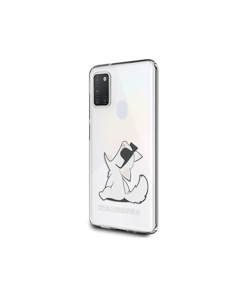 Karl Lagerfeld Choupette Fun Case for Samsung Galaxy M21 - Transparent