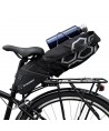Wozinsky spacious bicycle saddle bag saddle bag large 12l black (WBB9BK)
