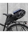 Wozinsky spacious bicycle saddle bag saddle bag large 12l black (WBB9BK)