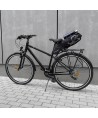 Wozinsky spacious bicycle saddle bag saddle bag large 12l black (WBB9BK)