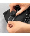 Wozinsky spacious bicycle saddle bag saddle bag large 12l black (WBB9BK)