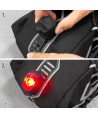 Wozinsky spacious bicycle saddle bag saddle bag large 12l black (WBB9BK)