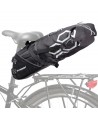 Wozinsky spacious bicycle saddle bag saddle bag large 12l black (WBB9BK)