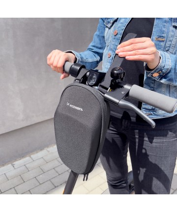 Wozinsky Waterproof Scooter Handlebar Bag 4L Black (WSB1BK)