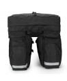 Wozinsky 60L spacious bike rack bag (rain cover included) black (WBB13BK)