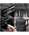 Wozinsky 60L spacious bike rack bag (rain cover included) black (WBB13BK)