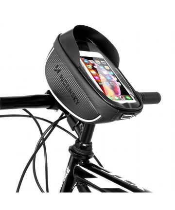 Wozinsky Bike Handlebar Bag with Phone Case 1L Black (WBB16BK)