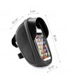 Wozinsky Bike Handlebar Bag with Phone Case 1L Black (WBB16BK)