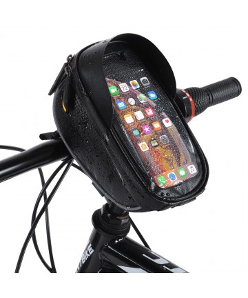 Wozinsky Bike Handlebar Bag with Phone Case 1L Black (WBB16BK)