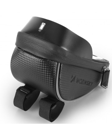 Wozinsky Bike Handlebar Bag with Phone Case 1L Black (WBB16BK)