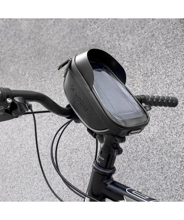 Wozinsky Bike Handlebar Bag with Phone Case 1L Black (WBB16BK)