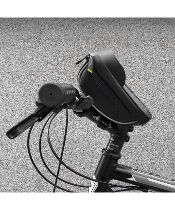 Wozinsky Bike Handlebar Bag with Phone Case 1L Black (WBB16BK)
