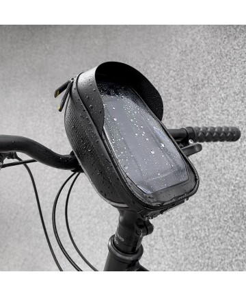 Wozinsky Bike Handlebar Bag with Phone Case 1L Black (WBB16BK)