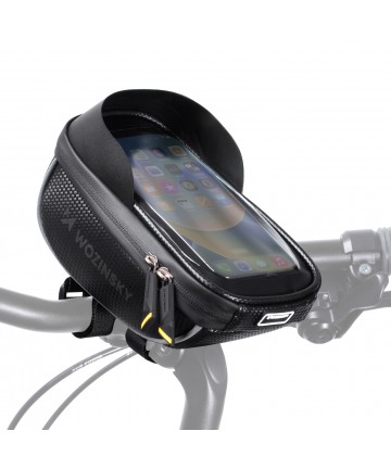 Wozinsky Bike Handlebar Bag with Phone Case 1L Black (WBB16BK)