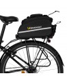 Wozinsky large bike rack bag 35l + rain cover black (WBB19BK)