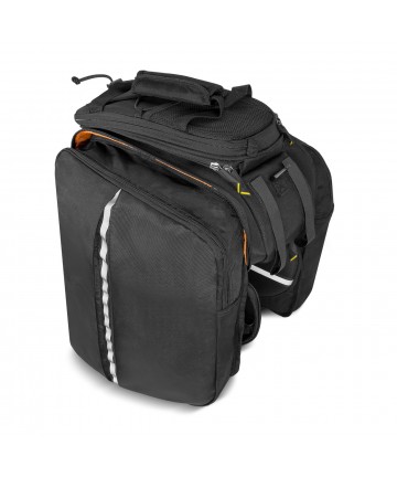 Wozinsky large bike rack bag 35l + rain cover black (WBB19BK)