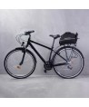 Wozinsky large bike rack bag 35l + rain cover black (WBB19BK)
