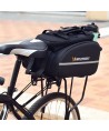 Wozinsky large bike rack bag 35l + rain cover black (WBB19BK)