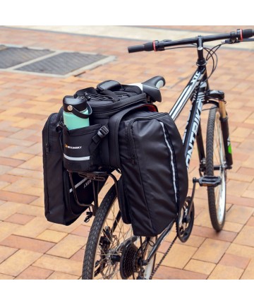Wozinsky large bike rack bag 35l + rain cover black (WBB19BK)