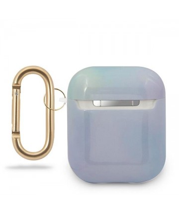 Guess GUACA2TPUMCGC02 AirPods cover blue/blue Tie & Dye Collection