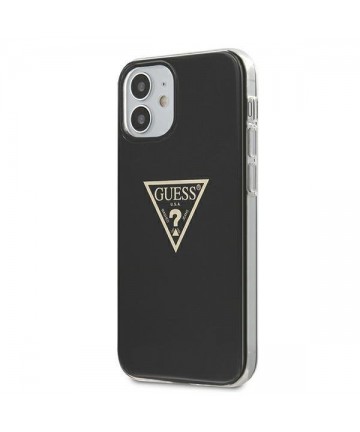 Guess GUHCP12SPCUMPTBK iPhone 12 mini 5.4" black/black hardcase Metallic Collection