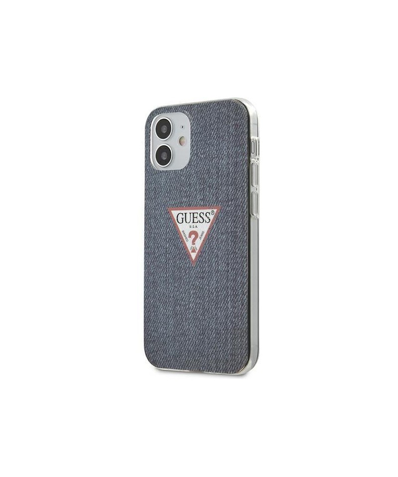 Guess GUHCP12SPCUJULDB iPhone 12 mini 5.4" navy/dark blue hardcase Jeans Collection