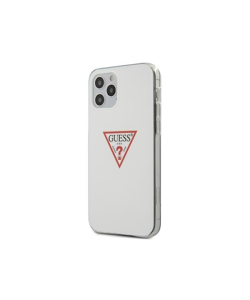 Guess GUHCP12MPCUCTLWH iPhone 12/12 Pro 6.1" white/white hardcase Triangle Collection