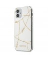 Guess GUHCP12SPCUCHWH iPhone 12 mini 5.4" white/white hardcase Gold Chain Collection