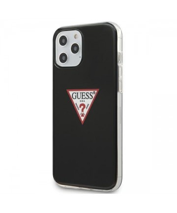 Guess GUHCP12MPCUCTLBK iPhone 12/12 Pro 6.1" black/black hardcase Triangle Collection