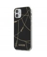 Guess GUHCP12SPCUCHBK iPhone 12 mini 5.4" black/black hardcase Gold Chain Collection