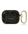 Guess GUACAPTPUCHBK AirPods Pro cover black/black Gold Chain Collection