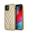 Guess GUHCP12SPUVQTMLBE iPhone 12 mini 5.4" gold/gold hardcase V-Quilted Collection