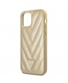 Guess GUHCP12SPUVQTMLBE iPhone 12 mini 5.4" gold/gold hardcase V-Quilted Collection