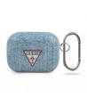 Guess GUACAPTPUJULLB AirPods Pro cover blue/light blue Jeans Collection
