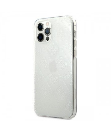 Guess GUHCP12L3D4GTR iPhone 12 Pro Max 6.7" transparent hardcase 4G 3D Pattern Collection